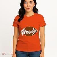 Football Mama, Cute Pee Wee League Mom Tee Women's T-Shirt thumb 4