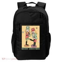 Funny Merry Christmas Nut Cracker Getting Nut Cracked Backpack thumb 0
