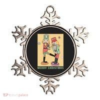 Funny Merry Christmas Nut Cracker Getting Nut Cracked Ornament thumb 0