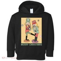 Funny Merry Christmas Nut Cracker Getting Nut Cracked Toddler Hoodie thumb 0