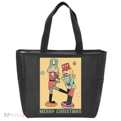 Funny Merry Christmas Nut Cracker Getting Nut Cracked Tote Bag
