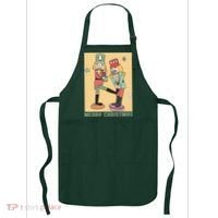 Funny Merry Christmas Nut Cracker Getting Nut Cracked Apron thumb 0