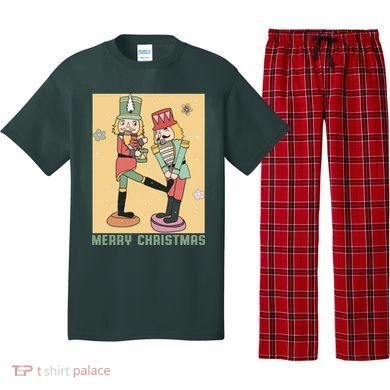 Funny Merry Christmas Nut Cracker Getting Nut Cracked Pajama Set