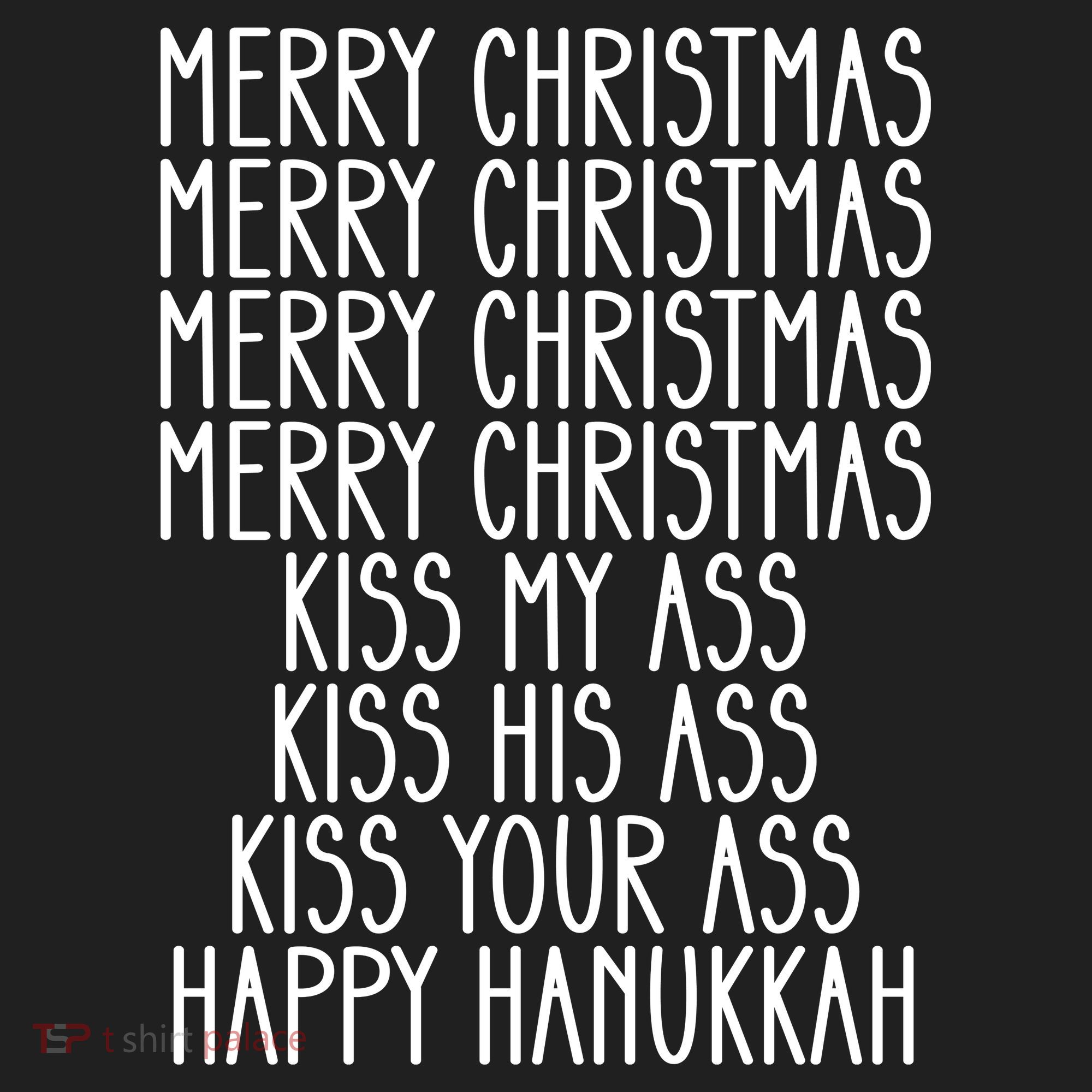 Funny Merry Christmas Kiss My Ass Beanie