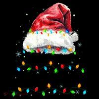 Festive Merry Christmas Santa Hat Christmas Lights Coffee Mug thumb 5