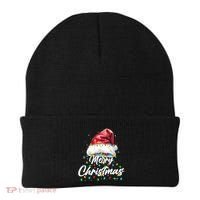 Festive Merry Christmas Santa Hat Christmas Lights Beanie thumb 0