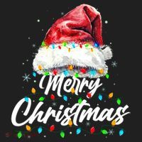 Festive Merry Christmas Santa Hat Christmas Lights Beanie thumb 2