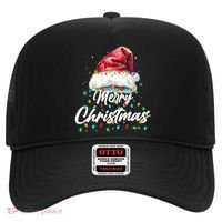 Festive Merry Christmas Santa Hat Christmas Lights Hat thumb 0
