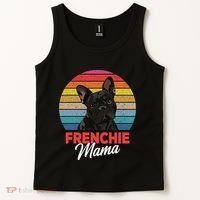 Frenchie Mama Cute French Bulldog Dog Mom Funny Gift Tank Top thumb 2