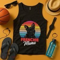 Frenchie Mama Cute French Bulldog Dog Mom Funny Gift Tank Top thumb 4