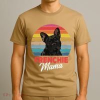 Frenchie Mama Cute French Bulldog Dog Mom Funny Gift T-Shirt thumb 3