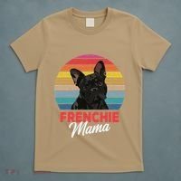 Frenchie Mama Cute French Bulldog Dog Mom Funny Gift T-Shirt thumb 5