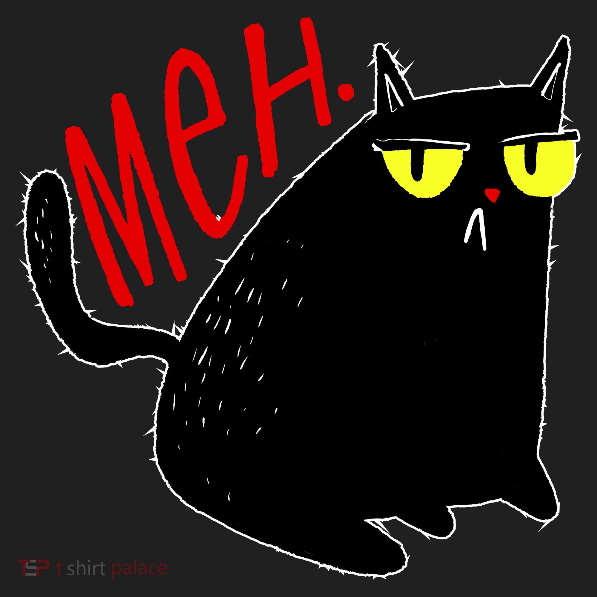 Funny Meh. Cat Meme For Cat Lovers Women's Sweatshirt