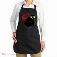 Funny Meh. Cat Meme For Cat Lovers Apron thumb 2