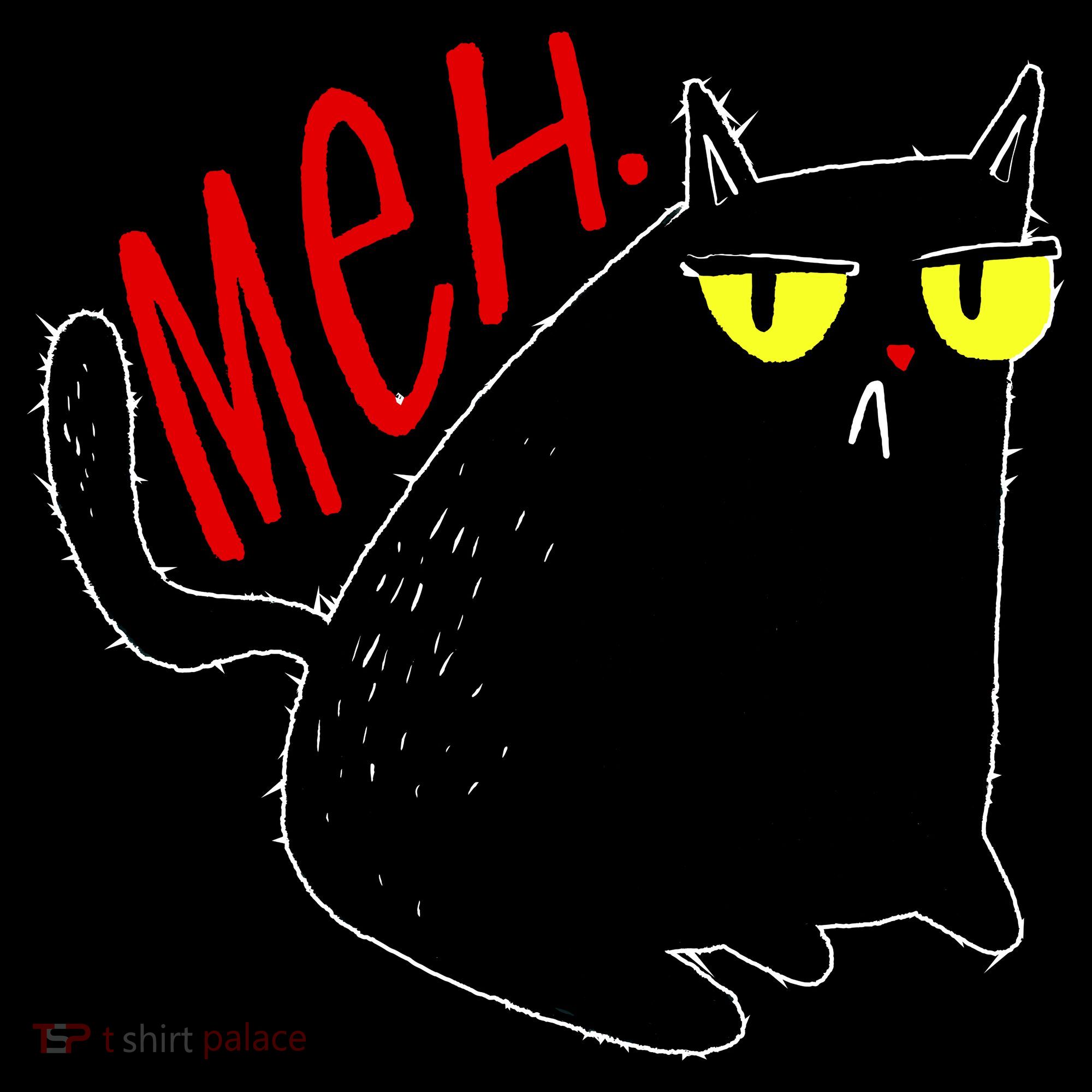 Funny Meh. Cat Meme For Cat Lovers Women's Hoodie