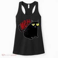 Funny Meh. Cat Meme For Cat Lovers Women's Tank Top thumb 0
