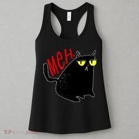 Funny Meh. Cat Meme For Cat Lovers Women's Tank Top thumb 3