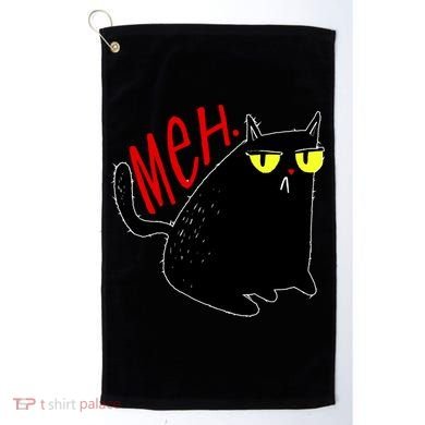 Funny Meh. Cat Meme For Cat Lovers Golf Towel