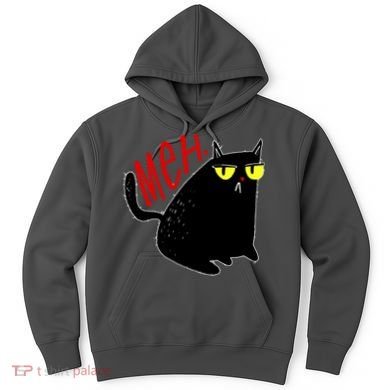 Funny Meh. Cat Meme For Cat Lovers Hoodie