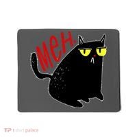 Funny Meh. Cat Meme For Cat Lovers Mousepad thumb 0
