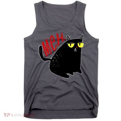 Funny Meh. Cat Meme For Cat Lovers Tank Top