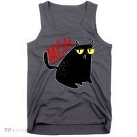 Funny Meh. Cat Meme For Cat Lovers Tank Top thumb 0
