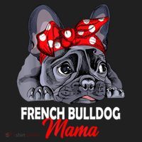 Frenchie Mama Cute French Bulldog Dog Mom Funny Womens Gift Beanie thumb 2