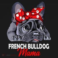 Frenchie Mama Cute French Bulldog Dog Mom Funny Womens Gift Women's Hoodie thumb 2