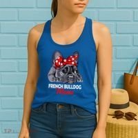 Frenchie Mama Cute French Bulldog Dog Mom Funny Womens Gift Women's Tank Top thumb 2