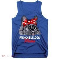 Frenchie Mama Cute French Bulldog Dog Mom Funny Womens Gift Tank Top thumb 0