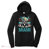 Formula Miami City Racing Circuit Car Map Grand Prix Race Women's Hoodie thumb 0