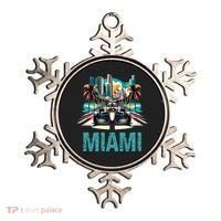 Formula Miami City Racing Circuit Car Map Grand Prix Race Ornament thumb 0