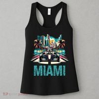 Formula Miami City Racing Circuit Car Map Grand Prix Race Women's Tank Top thumb 3