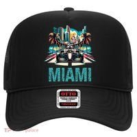 Formula Miami City Racing Circuit Car Map Grand Prix Race Hat thumb 0