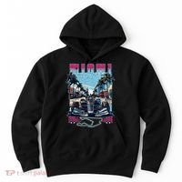 Formula Miami City Racing Racetrack Car Map Grand Prix Race Hoodie thumb 0