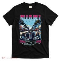 Formula Miami City Racing Racetrack Car Map Grand Prix Race T-Shirt thumb 0