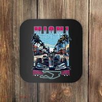 Formula Miami City Racing Racetrack Car Map Grand Prix Race Coaster thumb 0
