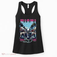 Formula Miami City Racing Racetrack Car Map Grand Prix Race Women's Tank Top thumb 0