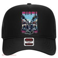 Formula Miami City Racing Racetrack Car Map Grand Prix Race Hat thumb 0