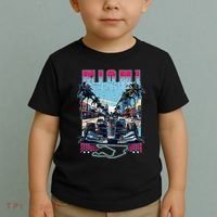 Formula Miami City Racing Racetrack Car Map Grand Prix Race Toddler T-Shirt thumb 2