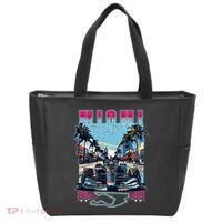 Formula Miami City Racing Racetrack Car Map Grand Prix Race Tote Bag thumb 0