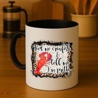 Feed Me Crawfish And Tell Me Im Pretty Crawfish Season Gift Coffee Mug thumb 4