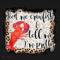 Feed Me Crawfish And Tell Me Im Pretty Crawfish Season Gift Women's Hoodie thumb 2