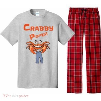 Funny Meme Crabby Pants With Crab Pajama Set