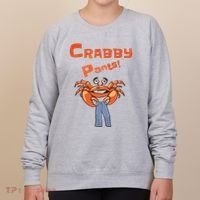 Funny Meme Crabby Pants With Crab Women's Sweatshirt thumb 0