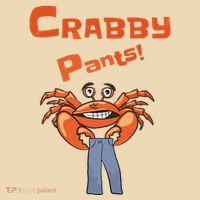 Funny Meme Crabby Pants With Crab Tote Bag thumb 4