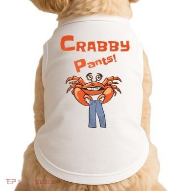 Funny Meme Crabby Pants With Crab Doggie Tank