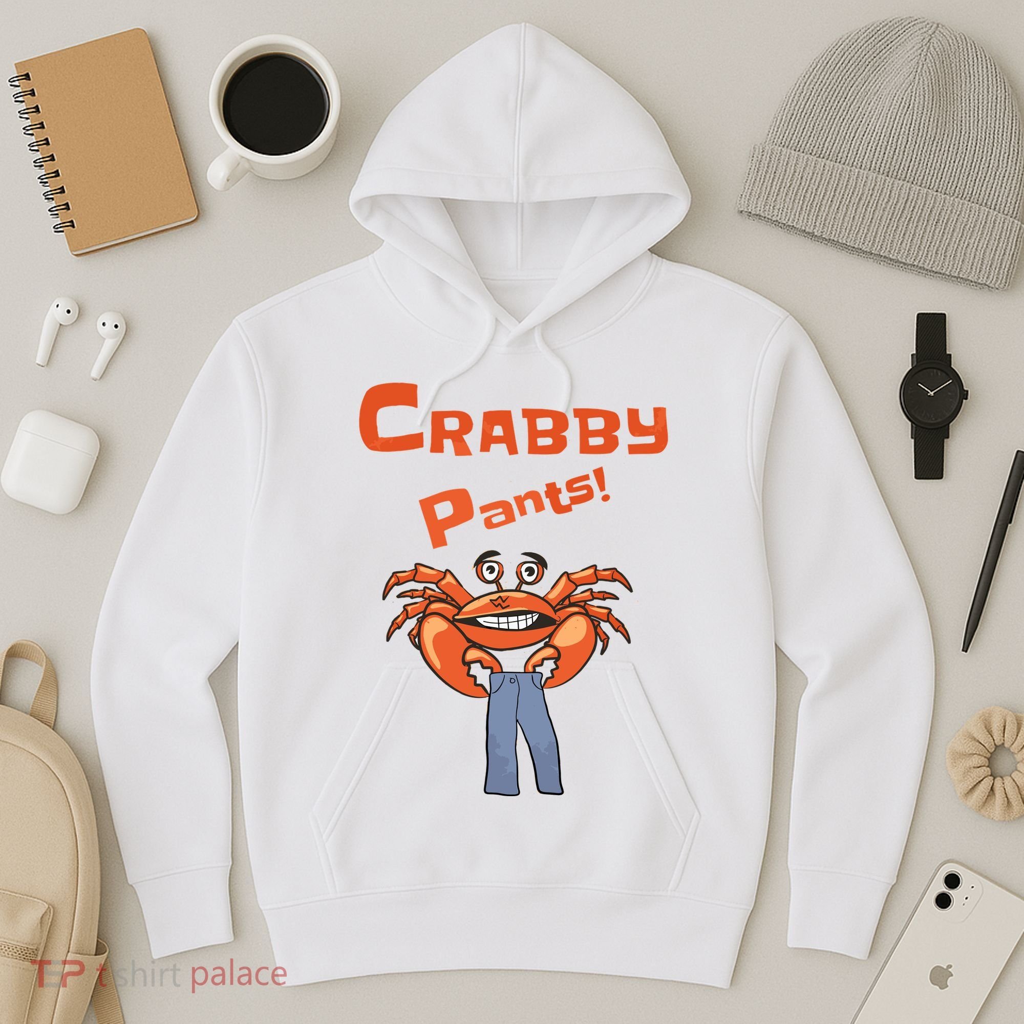 Funny Meme Crabby Pants With Crab Hoodie