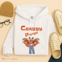 Funny Meme Crabby Pants With Crab Hoodie thumb 4