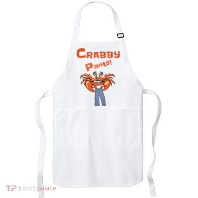 Funny Meme Crabby Pants With Crab Apron